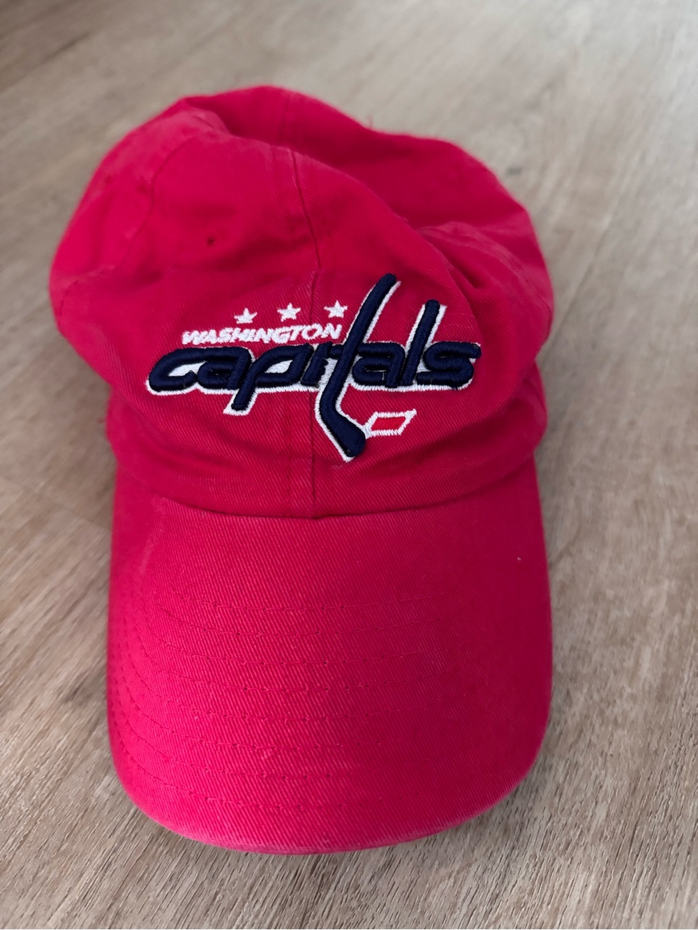 Washington Capitals Red Embroidered Logo Hat